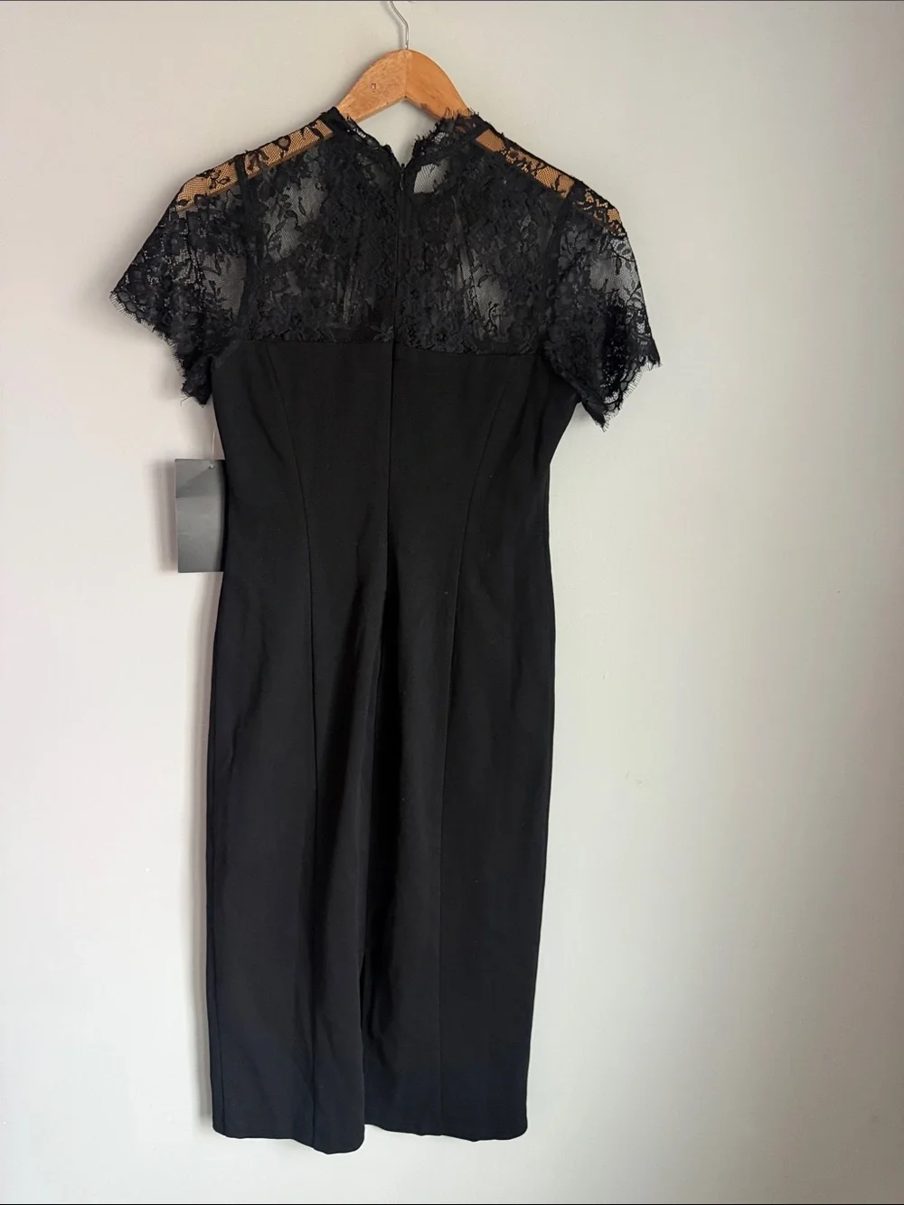 NEW Tuckernuck Hyacinth House Black Lace Agatha Midi Dress Small